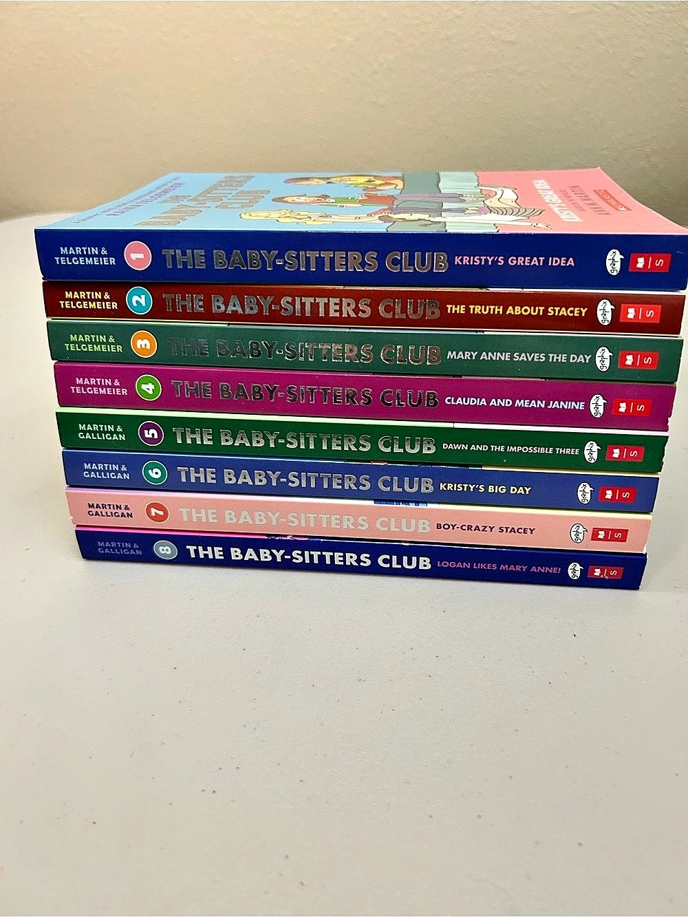 The Baby-Sitters Club Graphic Novels Graphic Novel Set of 8